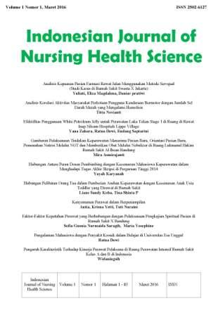 Indonesian Journal of Nursing Health Science