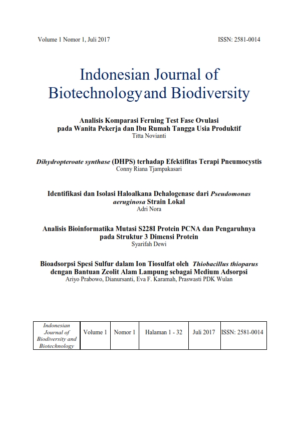 Indonesian Journal of Biotechnology and Biodiversity